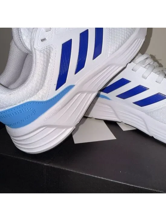 Adidas Galaxy 6 M Running Shoes White/Blue - Men’s 8.5 - New in Box - Picture 6 of 9